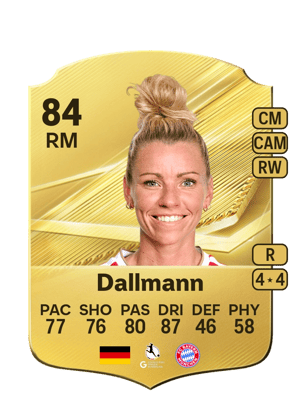 Linda Dallmann FC 27 Ultimate Team card