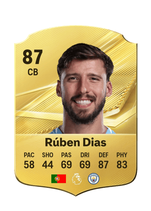 Rúben Dias - 87 - Rare