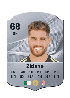 Zidane - 68 - Rare