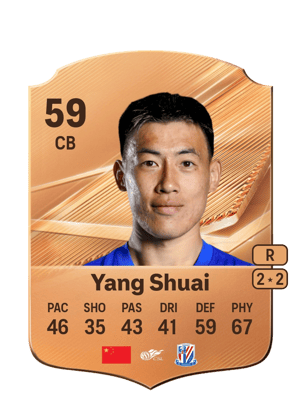 Yang Shuai - 59 - Rare