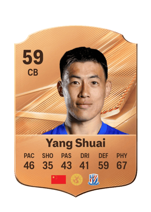 Yang Shuai - 59 - Rare