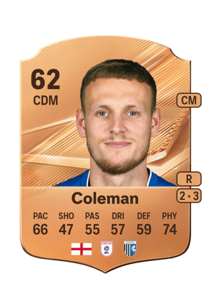 Coleman - 62 - Rare