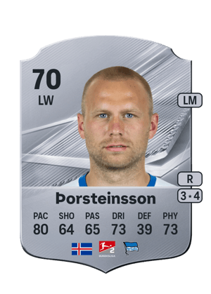 Þorsteinsson - 70 - Rare