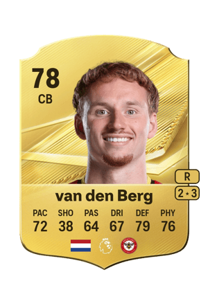 van den Berg - 78 - Rare