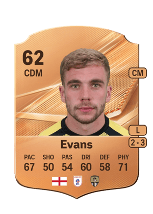 Evans - 62 - Rare