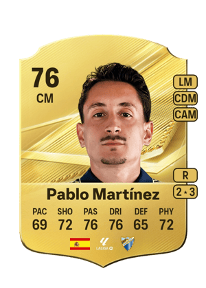 Pablo Martínez - 76 - Rare