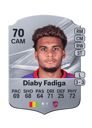 Lamine Diaby Fadiga-Karte aus FC 27
