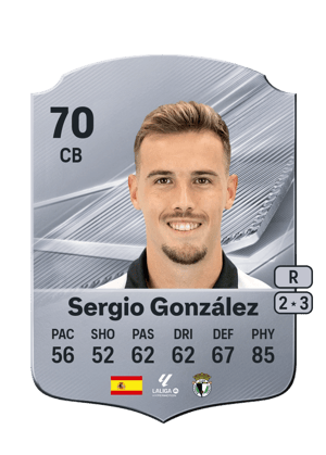 Sergio González - 70 - Rare