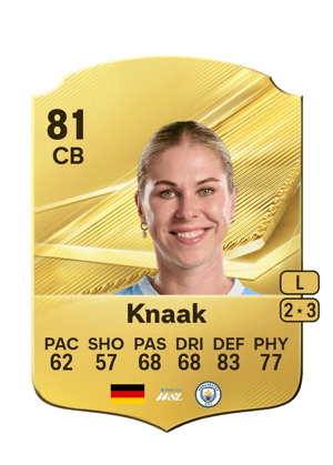 Rebecca Knaak FC 27 Ultimate Team card