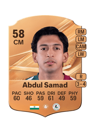 Abdul Samad - 58 - Rare