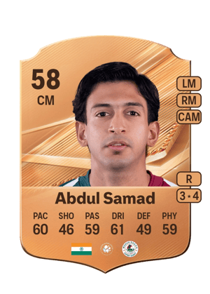 Abdul Samad - 58 - Rare