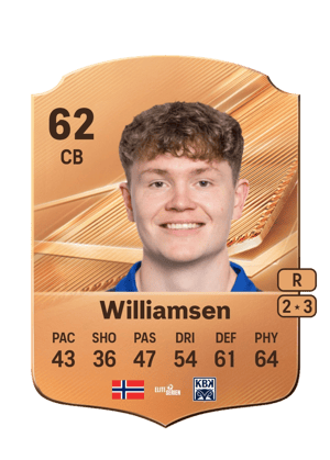 Williamsen - 62 - Rare