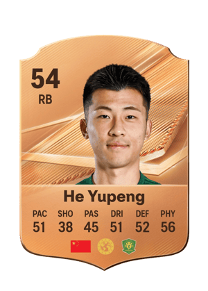 He Yupeng - 54 - Rare