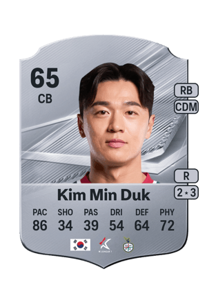 Kim Min Duk - 65 - Rare