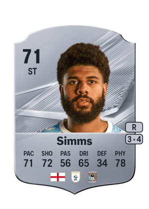 Simms - 71 - Rare