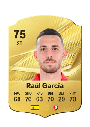 Raúl García - 75 - Rare