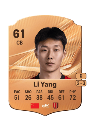 Li Yang - 61 - Rare