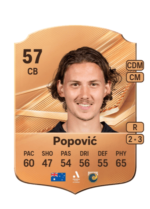 Popović - 57 - Rare