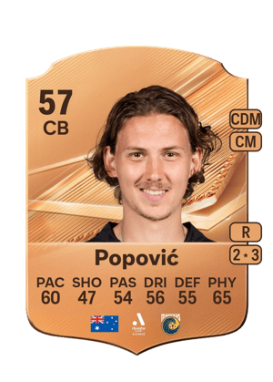 Popović - 57 - Rare