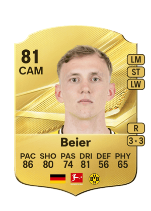 Maximilian Beier FC 27 Ultimate Team card