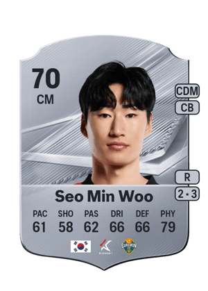 Seo Min Woo - 70 - Rare