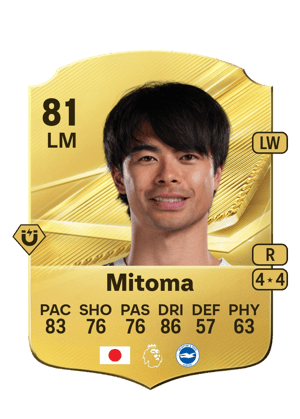 Kaoru Mitoma FC 27 card