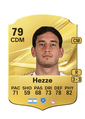 Carta de Santiago Hezze en FC 27