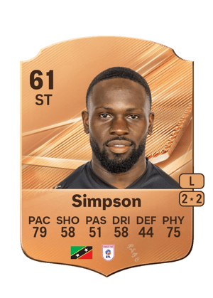 Tyreece Simpson FC 27 card