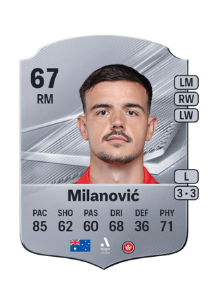 Milanović - 67 - Rare
