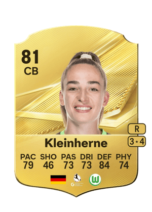 Sophia Kleinherne FC 27 Ultimate Team card