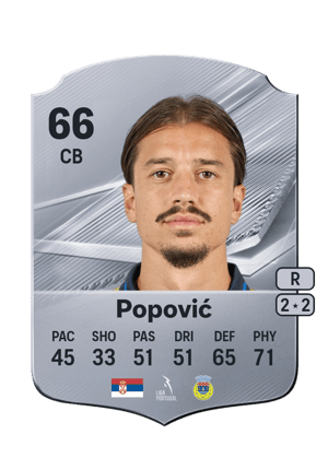 Popović - 66 - Rare