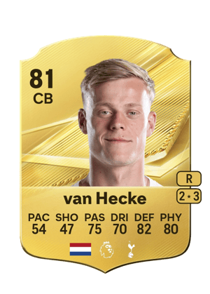 Jan Paul van Hecke FC 27 Ultimate Team card