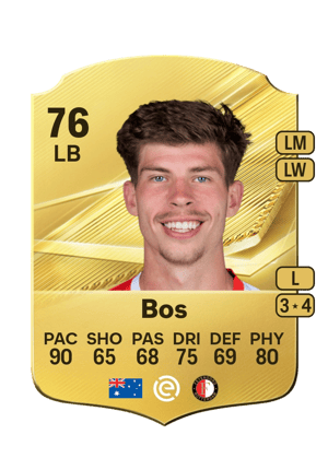 Carta de Jordan Bos no FC 27