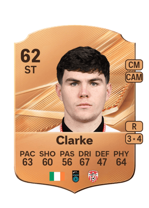 Carta de James Clarke no FC 27