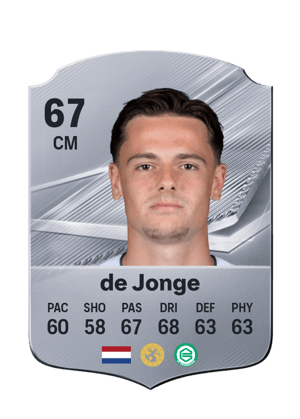 de Jonge - 67 - Rare