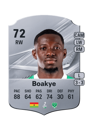 Boakye - 72 - Rare