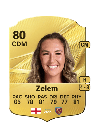 Katie Zelem FC 27 Ultimate Team card