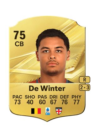 De Winter - 75 - Rare