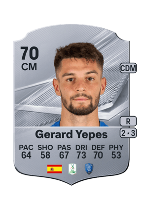 Gerard Yepes - 70 - Rare