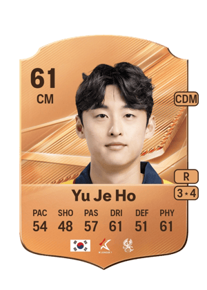 Yu Je Ho - 61 - Rare