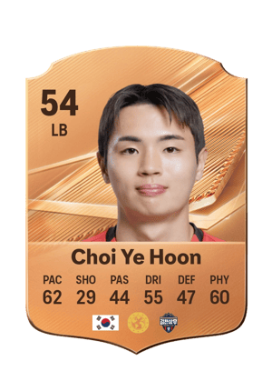 Choi Ye Hoon - 54 - Rare
