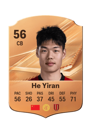 He Yiran - 56 - Rare