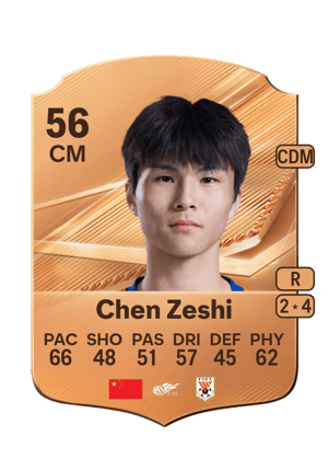 Chen Zeshi - 56 - Rare