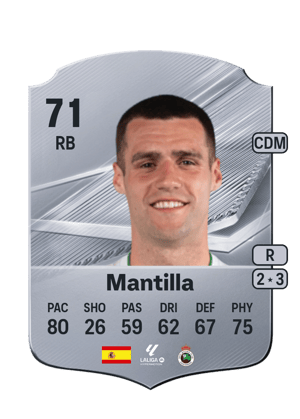 Mantilla - 71 - Rare