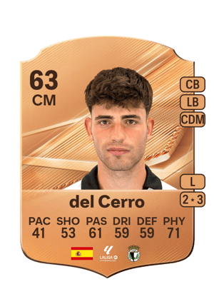 del Cerro FC 27 card