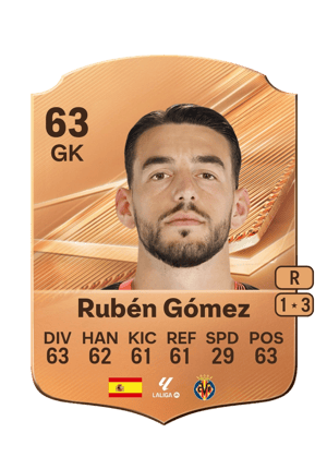 Rubén Gómez - 63 - Rare