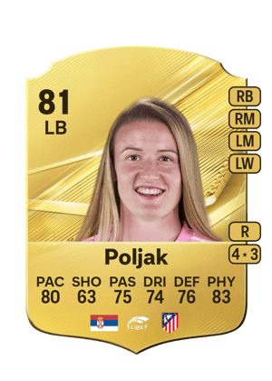 Allegra Poljak FC 27 Ultimate Team card