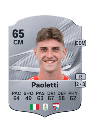 Flavio Paoletti FC 27 card