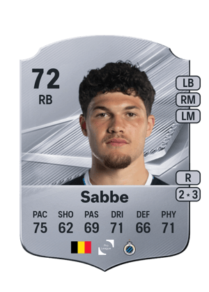 Sabbe - 72 - Rare