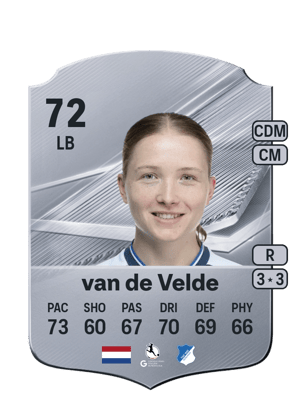 van de Velde - 72 - Rare